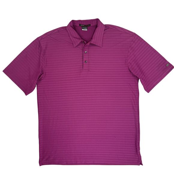 Nike Tiger Woods Fit Dry Golf Polo Men’s Large Fuchsia Pink Runs Large - Picture 1 of 8